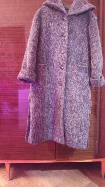 Пальто, мохер-шерсть, фасон халат, размер 48-50 в Санкт-Петербурге фото 3
