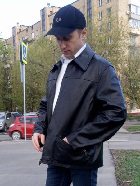 Куртка кожаная мужская Италия в Москве фото 6