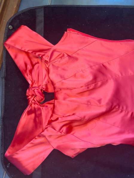 Малиново-алое новое роскошное платье в Москве фото 4