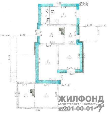 дом, Новосибирск, Сухарная 1-я, 60 кв.м. в Новосибирске