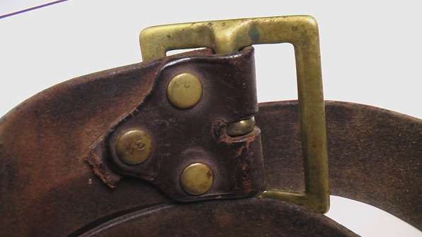 Ремень кожаный с однозубой пряжкой лендлиз. в Саратове фото 3