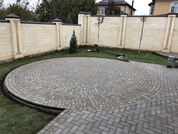 Укладка тротуарной плитки в Краснодаре фото 4