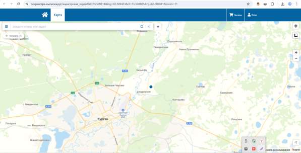 Пpoдaю землю 3,53 га в  КП в Кургане