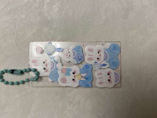 Брелок с зайчиками