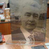 Гравировка портрета на стекле, в Москве