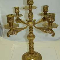 Канделябр подсвечник бронзовый на 5 свечей (X520), в Москве