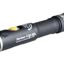 Фонарь Armytek Partner C2 Pro v3 XHP35 Черный (Теплый свет), в г.Актау