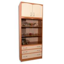 Шкаф ШВ-1 "Атлантида" вишня Евромебель, в Кемерове