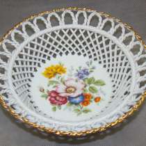 Cluj-Napoca конфетница ажурная фарфоровая винтажная (X266), в Москве