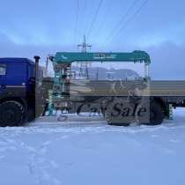 Бортовой автомобиль с КМУ HKTC 8016 на шасси Урал 4320, в Красноярске