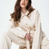 Хлопковый жакет с поясом, в Москве