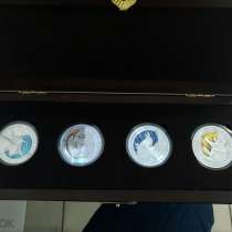 Австралия 4 х 1 доллар 2011 г. Серебро. Унция. Дискавери, в Москве