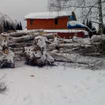 Спил деревьев, корчевка пней, в Новосибирске