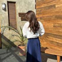 Юбка плисе темно синего цвета, в Махачкале