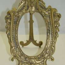 Рамка для фотографии бронзовая старинная (X511), в Москве