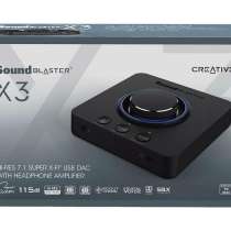 Creative Sound X3 7.1 каналов 32-бит 192 кГц Тип USB, в Воронеже