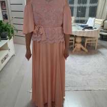Продам нарядное платье-костюм нежно розового-персикового цв, в г.Алматы