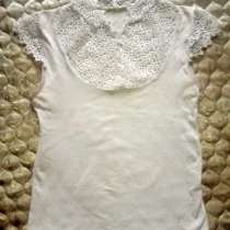 Белая гипюровая футболка женская, в Орле