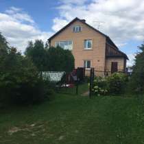 Кирпичный дом в деревне Игумново с баней 3 этажа,35 соток, в Можайске