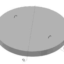 Плита днище колодца КЦД - 1,5 м, в г.Павлодар