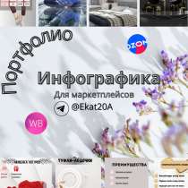 Инфографика для маркетплейсов Wildberries/Ozon, в Москве
