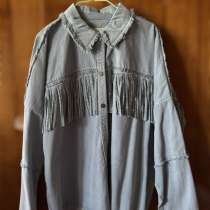 Джинсовая рубашка Zara, в Ивантеевка