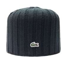 Шапка мужская Lacoste classic черный, в Москве