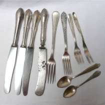 Старинные столовые приборы 10 предметов (H651), в Москве