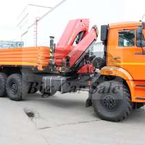 Бортовой автомобиль КАМАЗ 43118 с КМУ ИМ-320А, в Красноярске