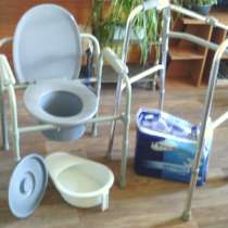 Ходунки и кресло-горшок для инвалида новые, в Чебоксарах