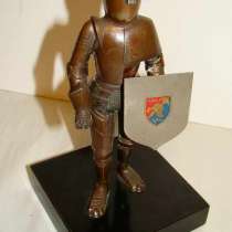 Зажигалка настольная, старинная Рыцарь (F577), в Москве