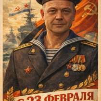 Открытки по фото в стиле СССР на 23 февраля и 8 марта, в Москве