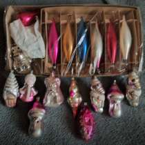 Елочные игрушки из стекла 70-80 годов, в Москве