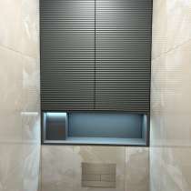 Шкаф над инсталляцией, в Санкт-Петербурге